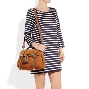 J. Crew Silk Striped Shift Dress
